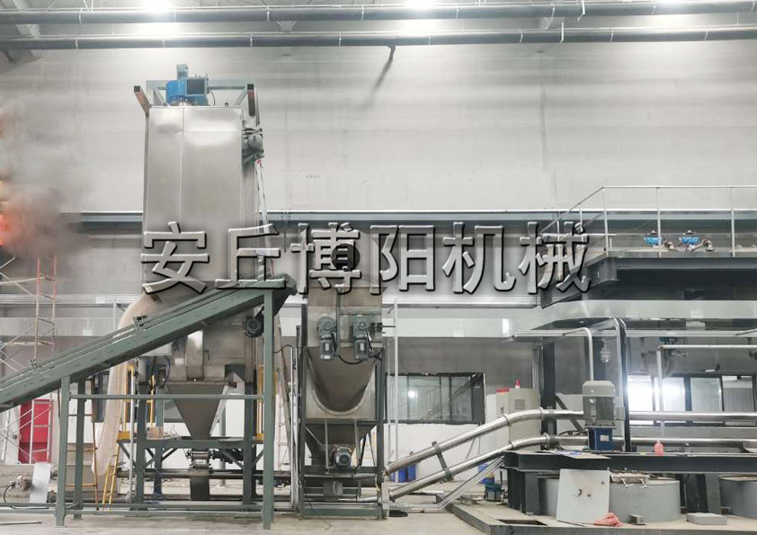 噸包拆包機+多點投料管鏈機
