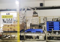 聚合物自動碼垛機器人 自動碼垛機械手客戶現場